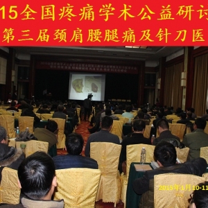 2015全国疼痛学术研讨会暨全国第三届颈肩腰腿痛及针刀医学大会胜利闭幕 ... ... ...