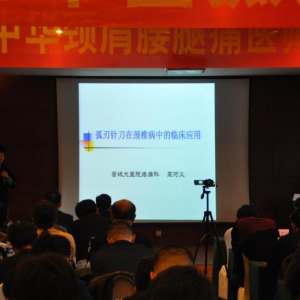 2017中国弧刃针年会王河义：弧刃针刀在颈椎病中的临床应用